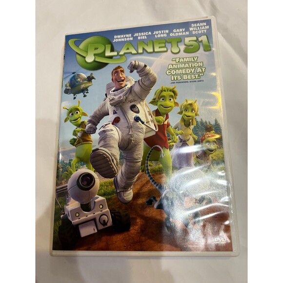 Planet 51 DVD Animation Family Movie The Rock Dwayne Johnson - Picture 1 of 1
